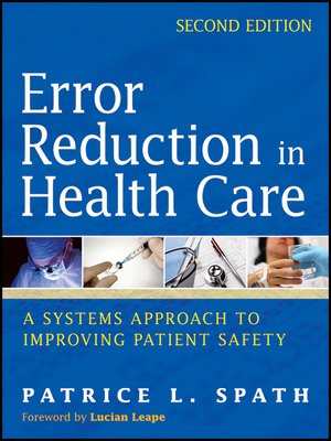 cover image of Error Reduction in Health Care